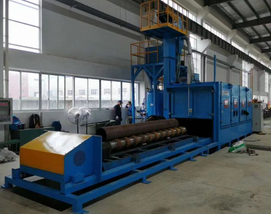 龙岩喷砂机在管道除锈中的现场施工应用