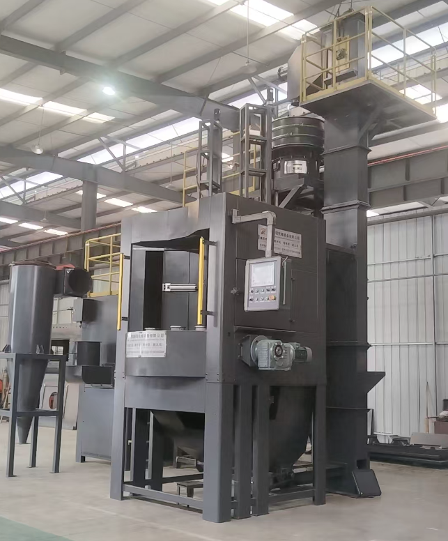 龙岩转盘式喷砂机 提升圆形工件处理效率