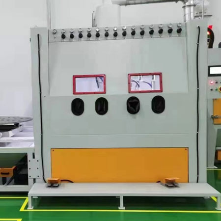 龙岩高效生产,从箱体手动喷砂机开始,提升零部件质量